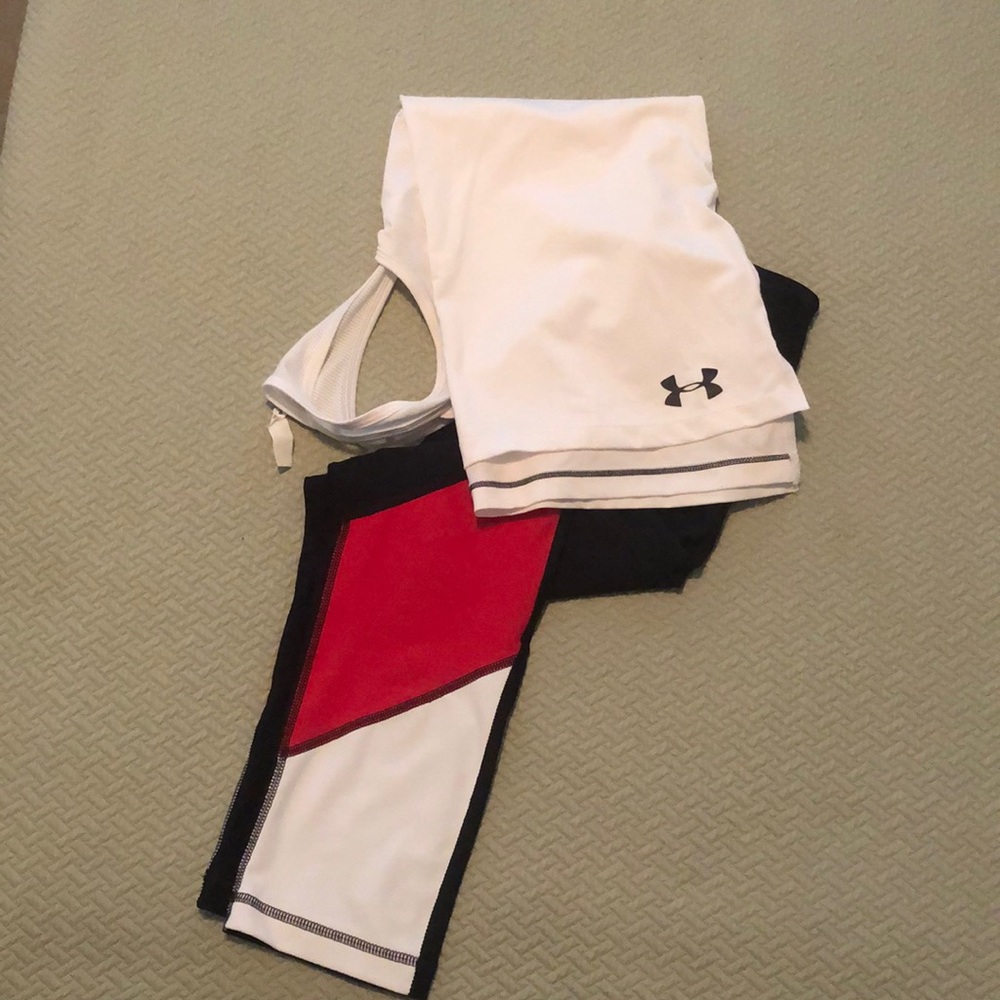 Under Armour Tank/90 Degree by Reflex Legging Set